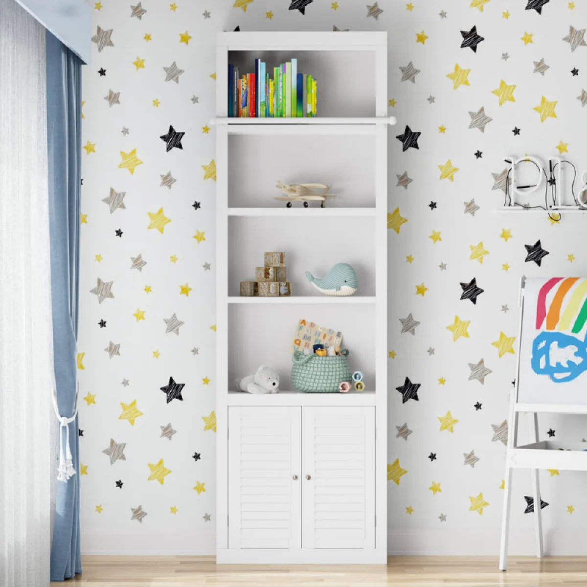 Boca 32 In. Open Top Bookcase Bookcases black 6