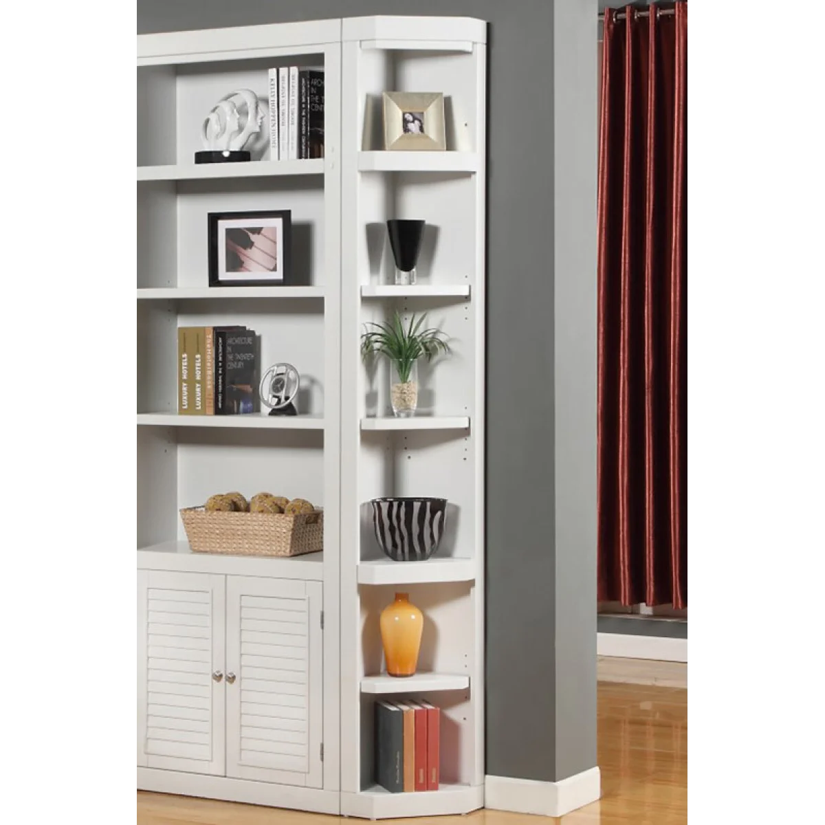 Boca Outside Corner Bookcase Bookcases black 6