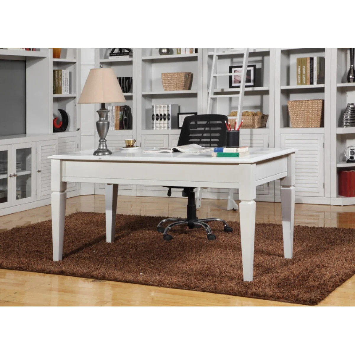 Boca 60 In. Writing Desk Desks black 6