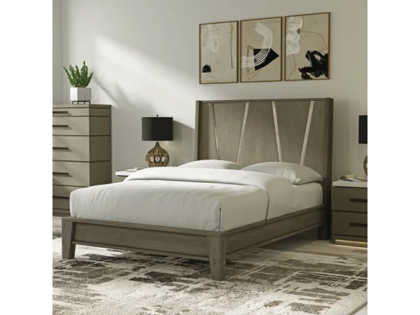 Pure Modern Bedroom Queen 5/0 Panel Bed (1150hb/1150fb/115066r) Beds Beds