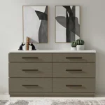 Pure Modern Bedroom Dresser With 6 Drawers Dressers Dressers 11