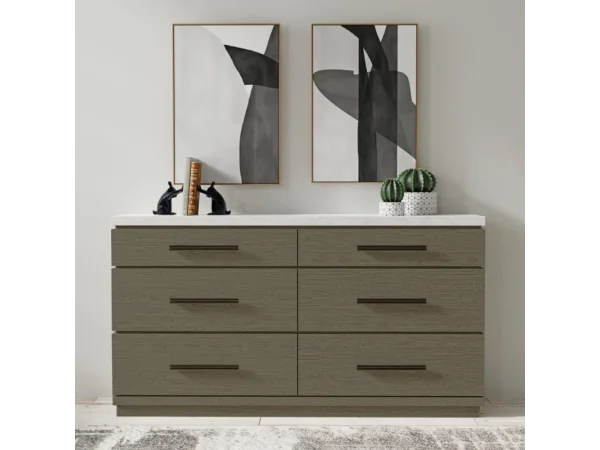 Pure Modern Bedroom Dresser With 6 Drawers Dressers Dressers