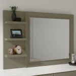 Pure Modern Bedroom Mirror With Shelves Bedroom Mirrors Gray 7