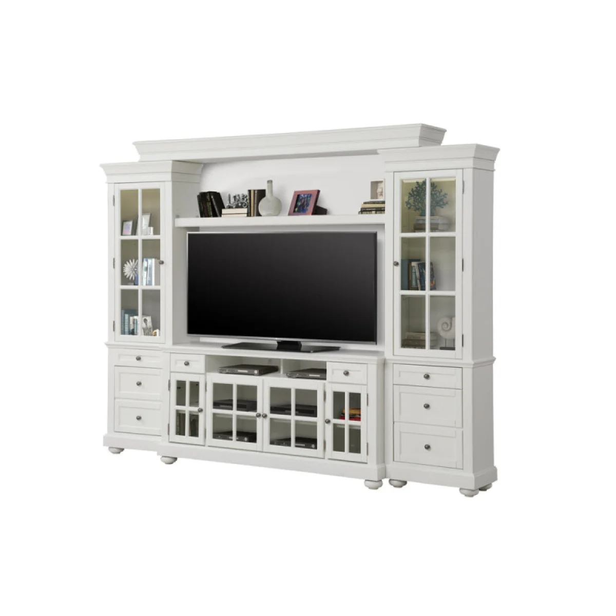 Cape Cod 4-piece 63″ Entertainment Wall Entertainment Stands Entertainment Stands 6