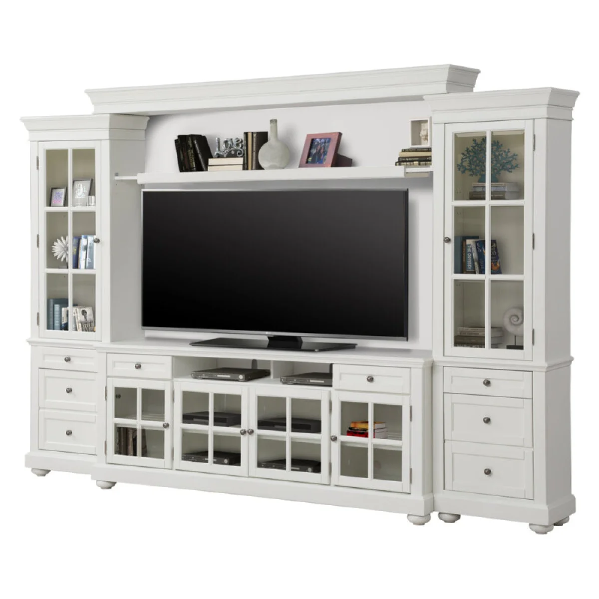 Cape Cod 4-piece 76″ Entertainment Wall Entertainment Stands Entertainment Stands 6