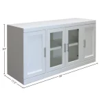 Catalina 56 In. Tv Console Entertainment Stands black 20