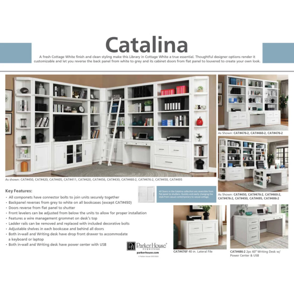 Catalina 22 In. Open Top Bookcase Bookcases black 11