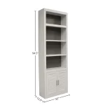 Catalina 32 In. Open Top Bookcase Bookcases black 21