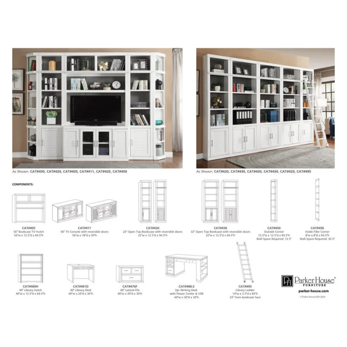 Catalina 32 In. Open Top Bookcase Bookcases black 13