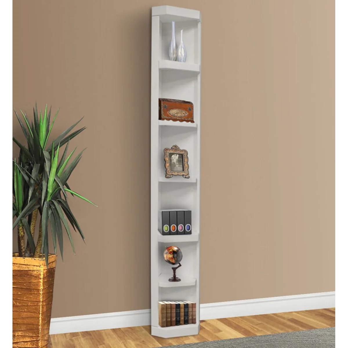 Catalina Outside Corner Bookcase Bookcases black 4