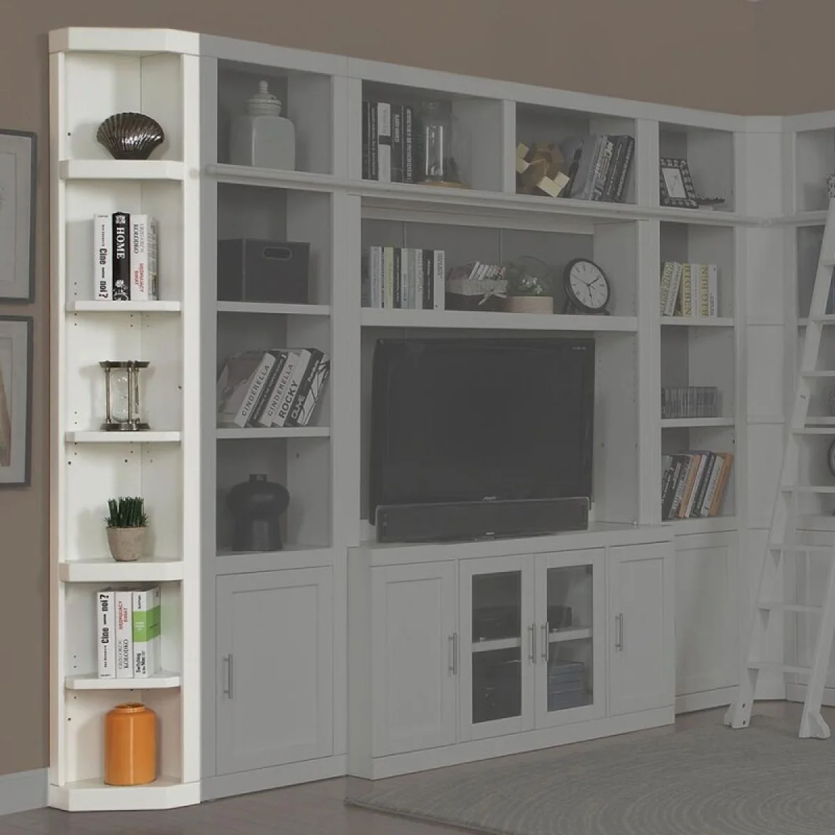 Catalina Outside Corner Bookcase Bookcases black 8