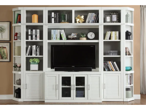 Catalina 6 Piece Small Entertainment Wall Entertainment Stands black