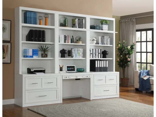 Catalina 6-piece Workspace Library Wall Entertainment Stands black