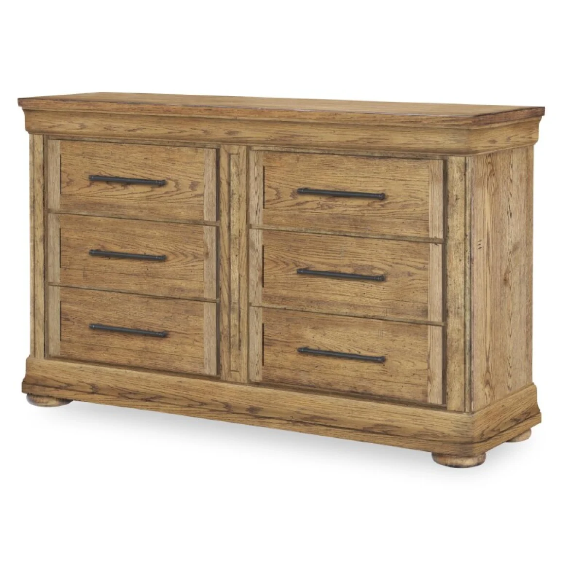 Dresser 6 Drawers Dressers Barnwood Oak 4