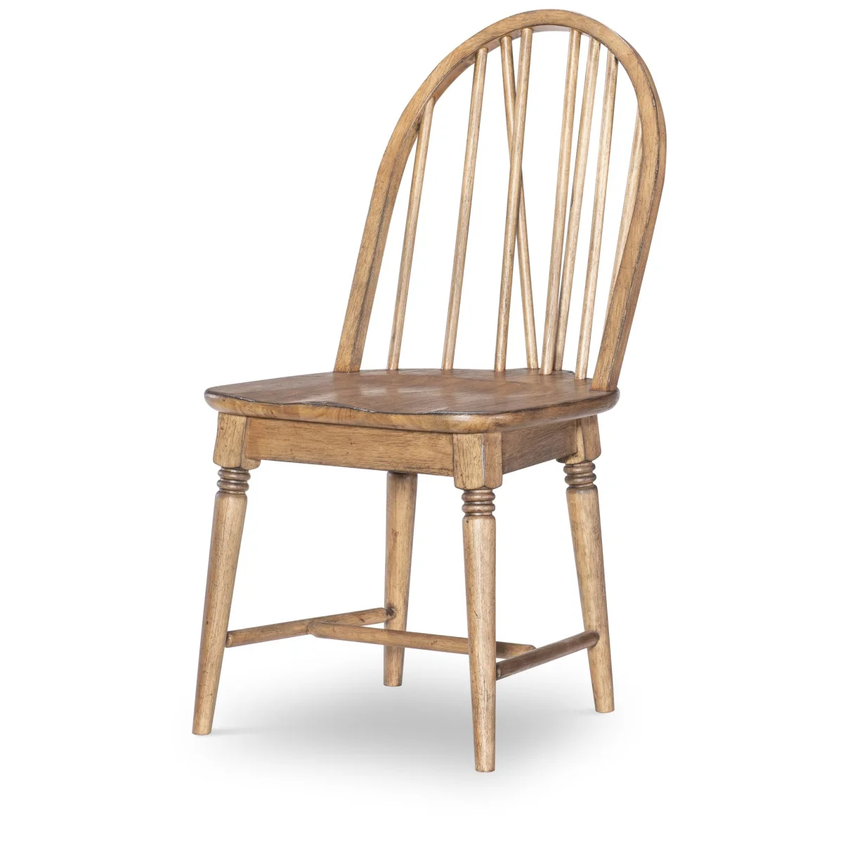 Windsor Side Chair V Shape Chairs & Benches Barnwood Oak 4
