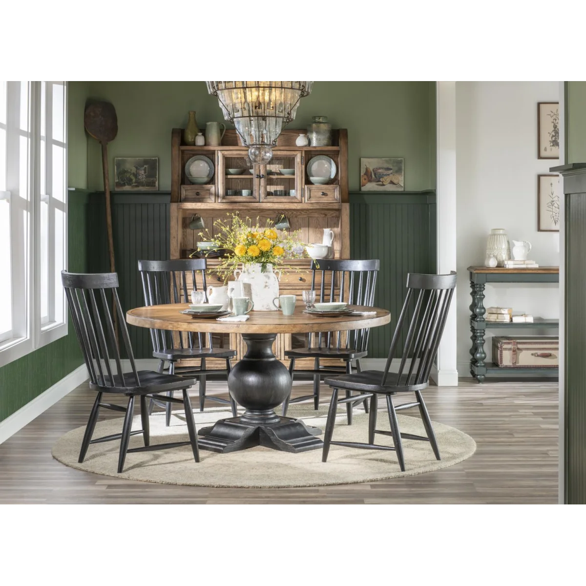 Server Dining Storage Barnwood Oak 8