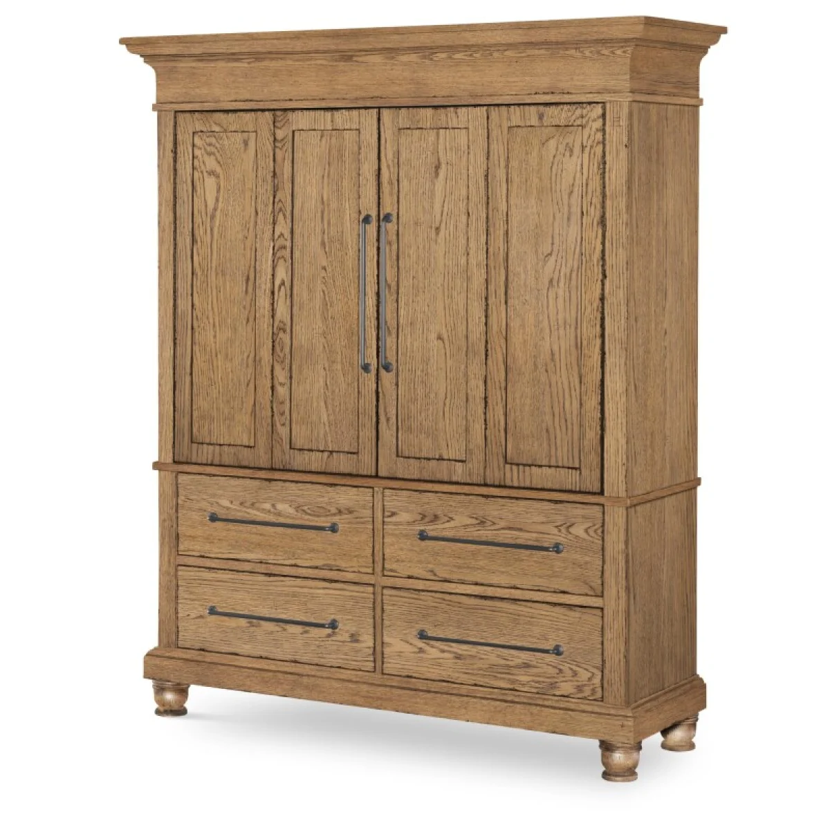 Armoire 4-drawers Dressers Barnwood Oak 4