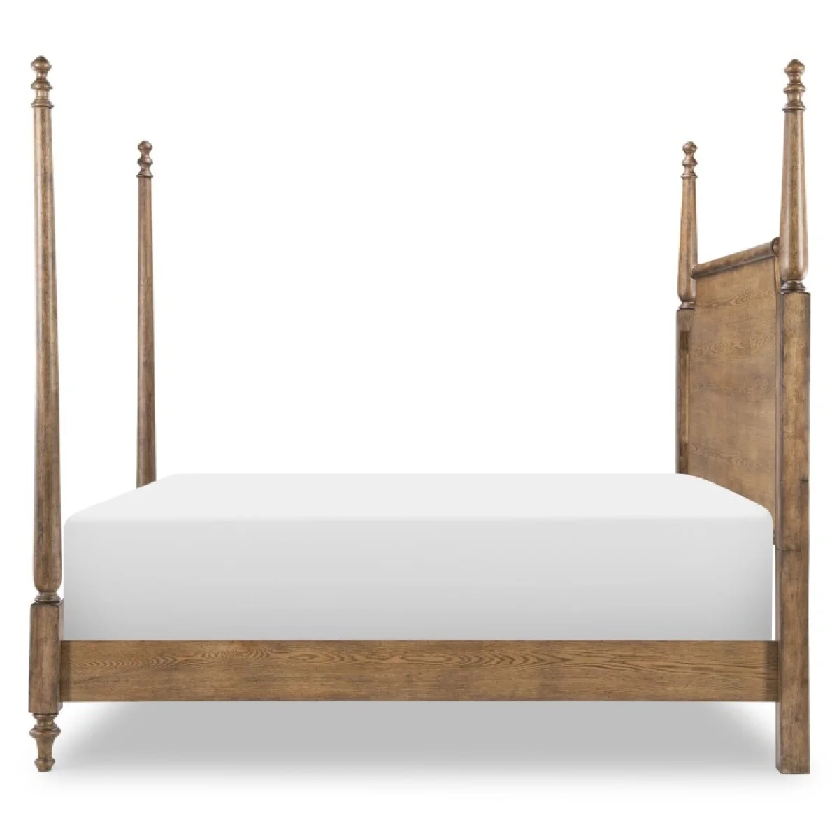 Complete High/low Poster Bed 6/6 King Beds Barnwood Oak 9