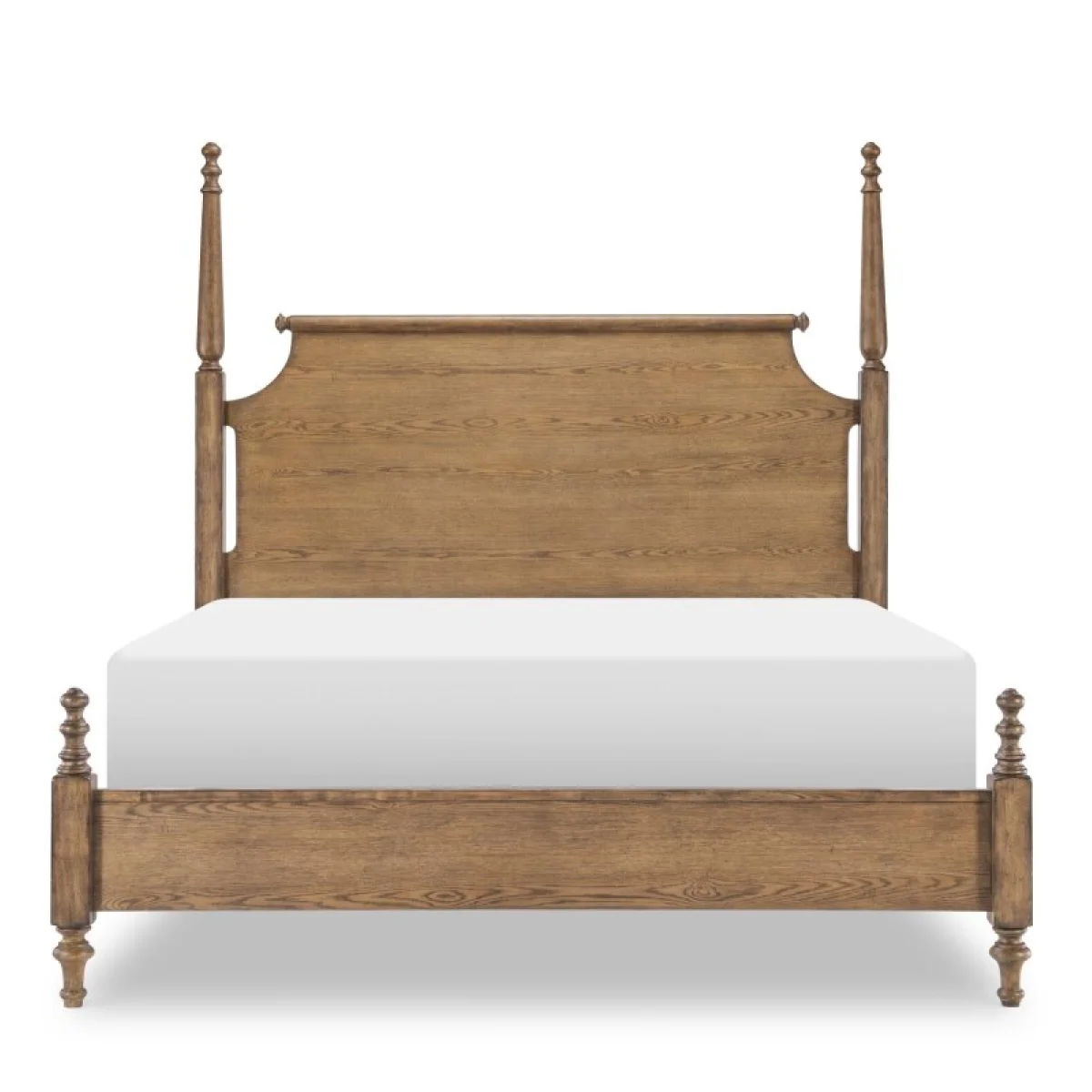 Complete High/low Poster Bed 6/6 King Beds Barnwood Oak 11