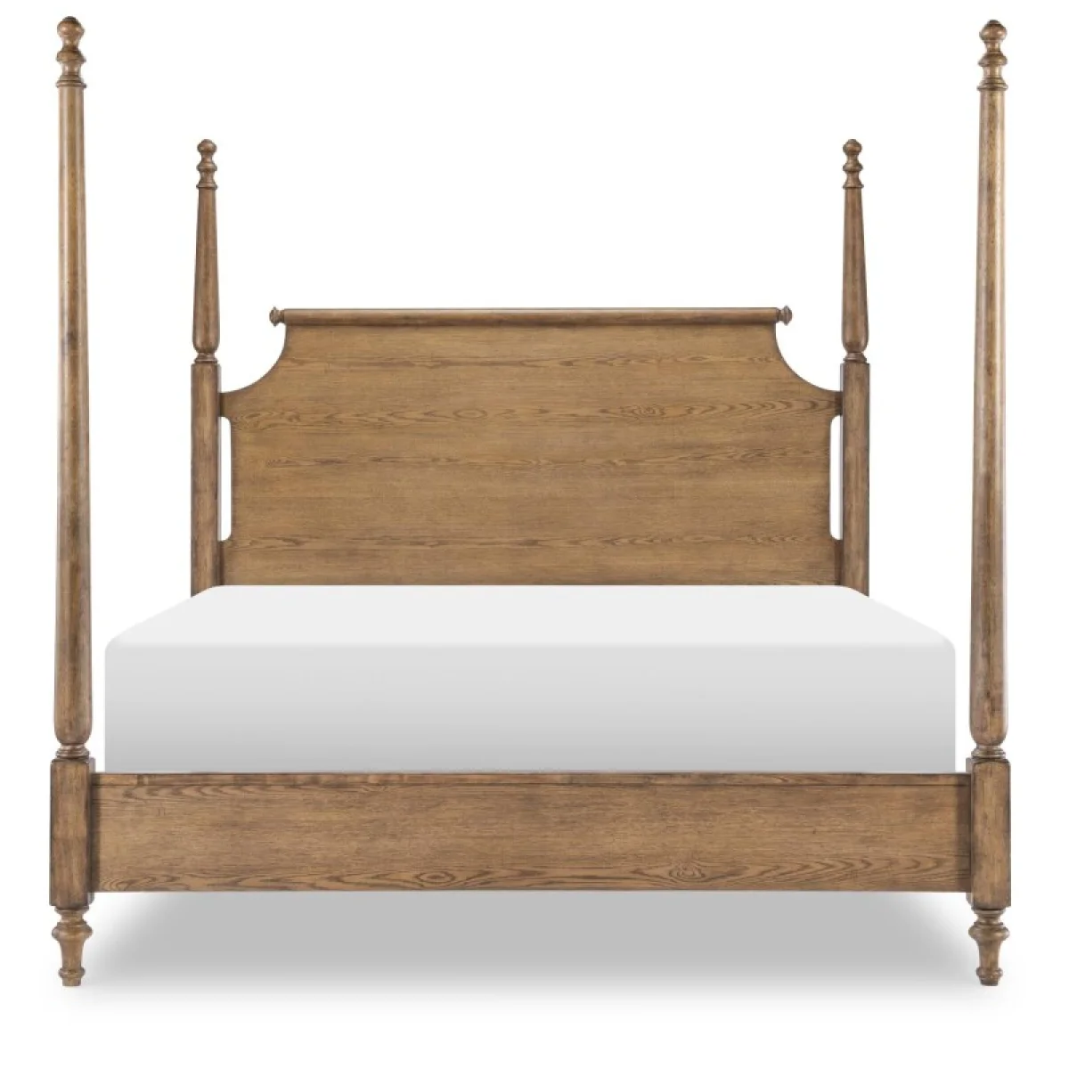 Complete High/low Poster Bed 6/6 King Beds Barnwood Oak 12