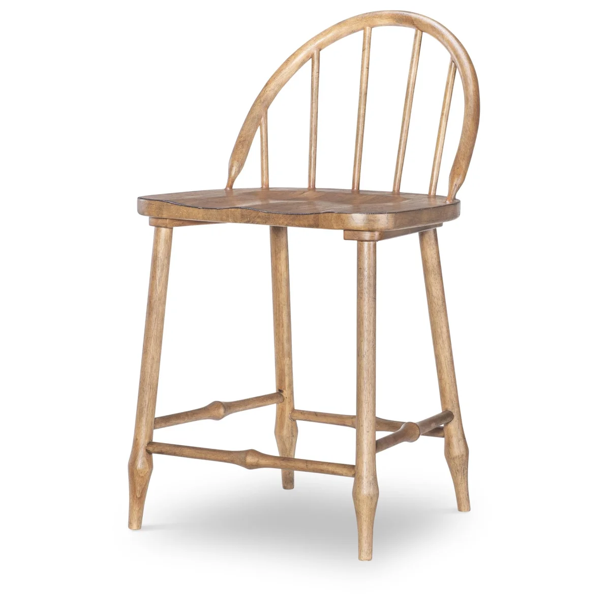 Windsor Counter Height Chair Chairs & Benches Barnwood Oak 4