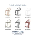 Windsor Counter Height Chair Chairs & Benches Barnwood Oak 17