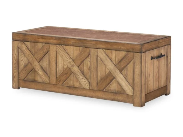Captains Truck Cocktail Table Cocktail & Coffee Tables Barnwood Oak