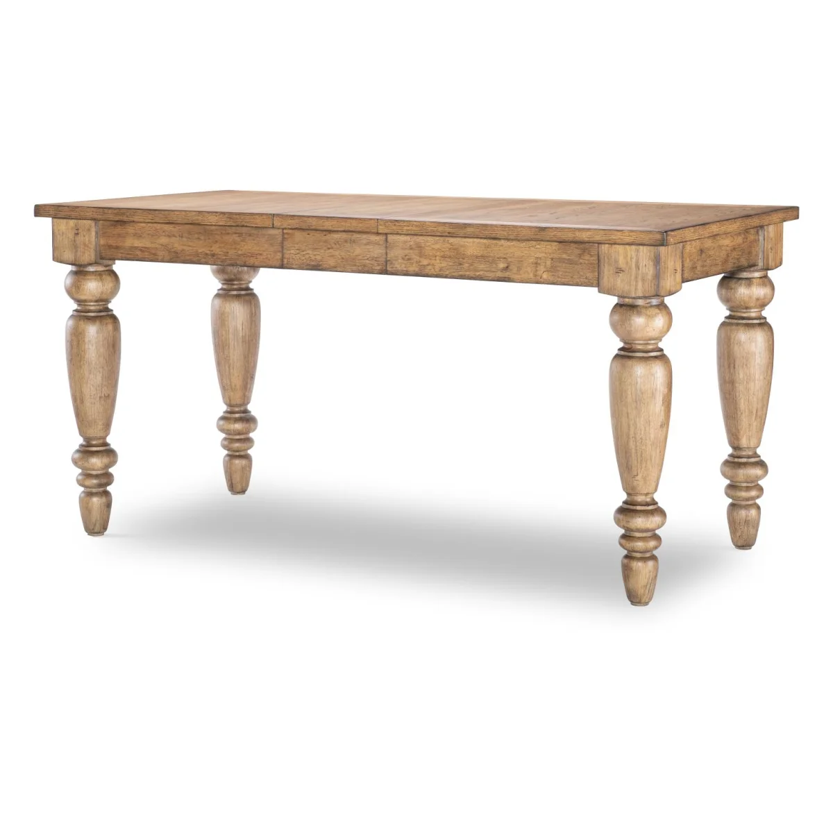 Chimney Leg Counter Height Table Dining Tables Barnwood Oak 7