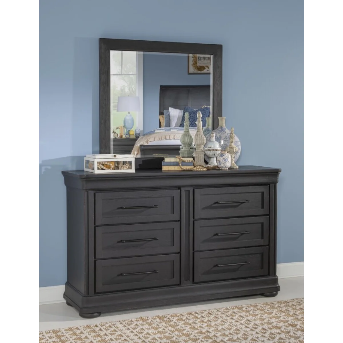 Dresser 6 Drawers Dressers black 6
