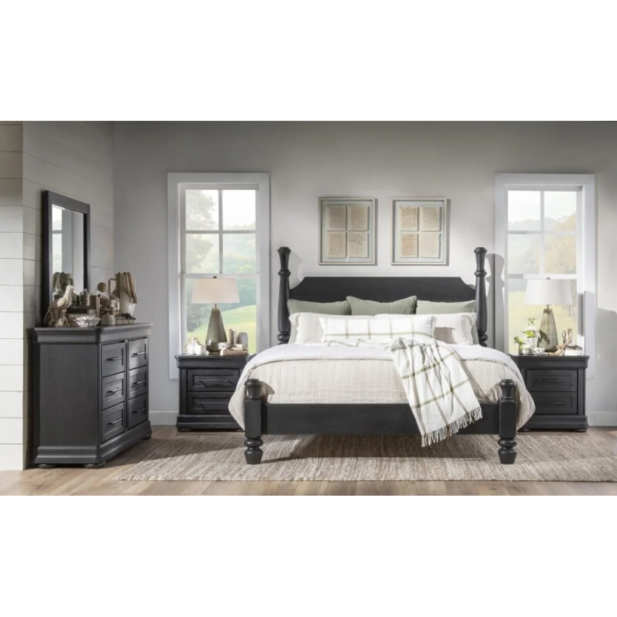 Dresser 6 Drawers Dressers black 9