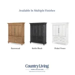 Armoire 4-drawers Dressers black 25