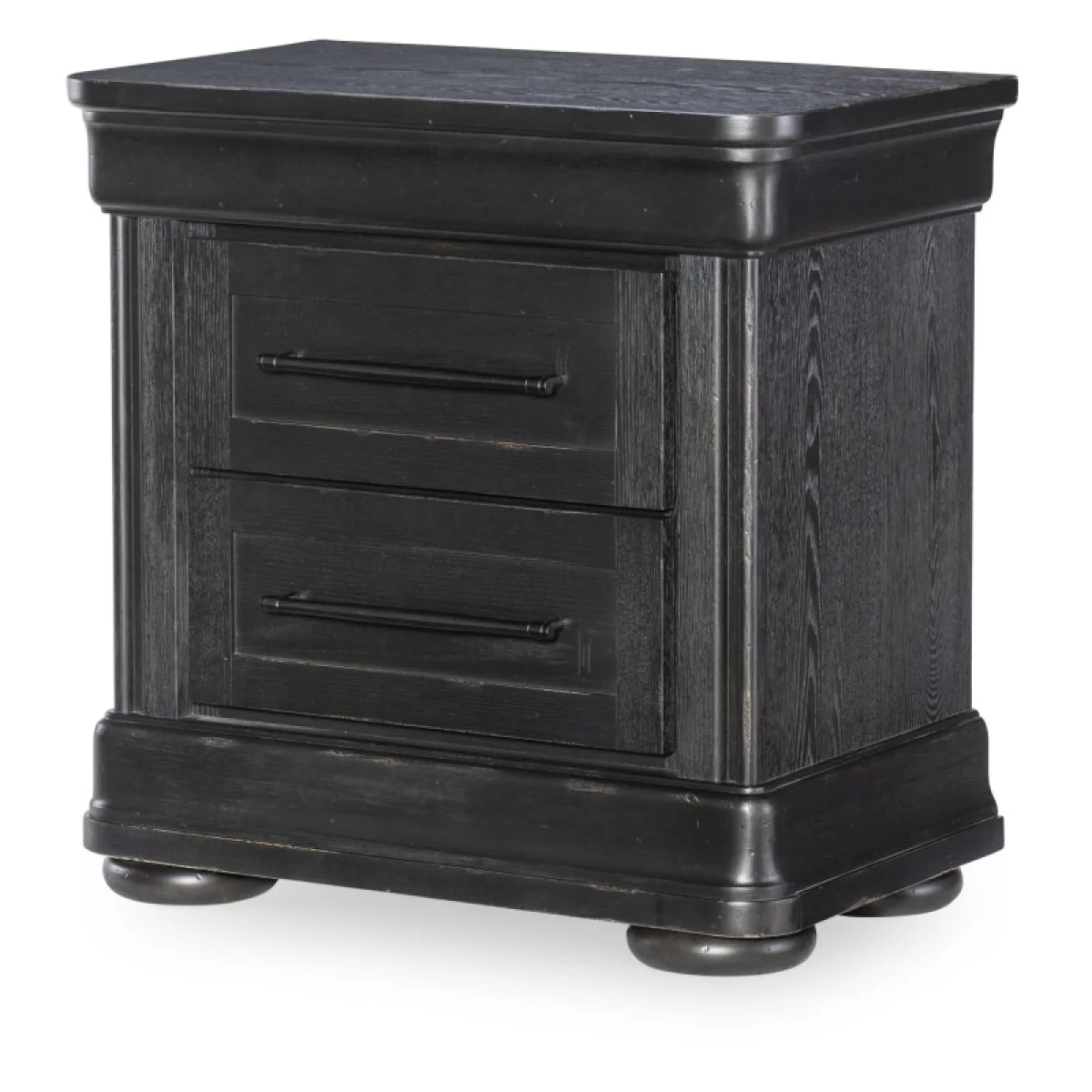 Nightstand 2 Drw W/ Power Nightstands black 4