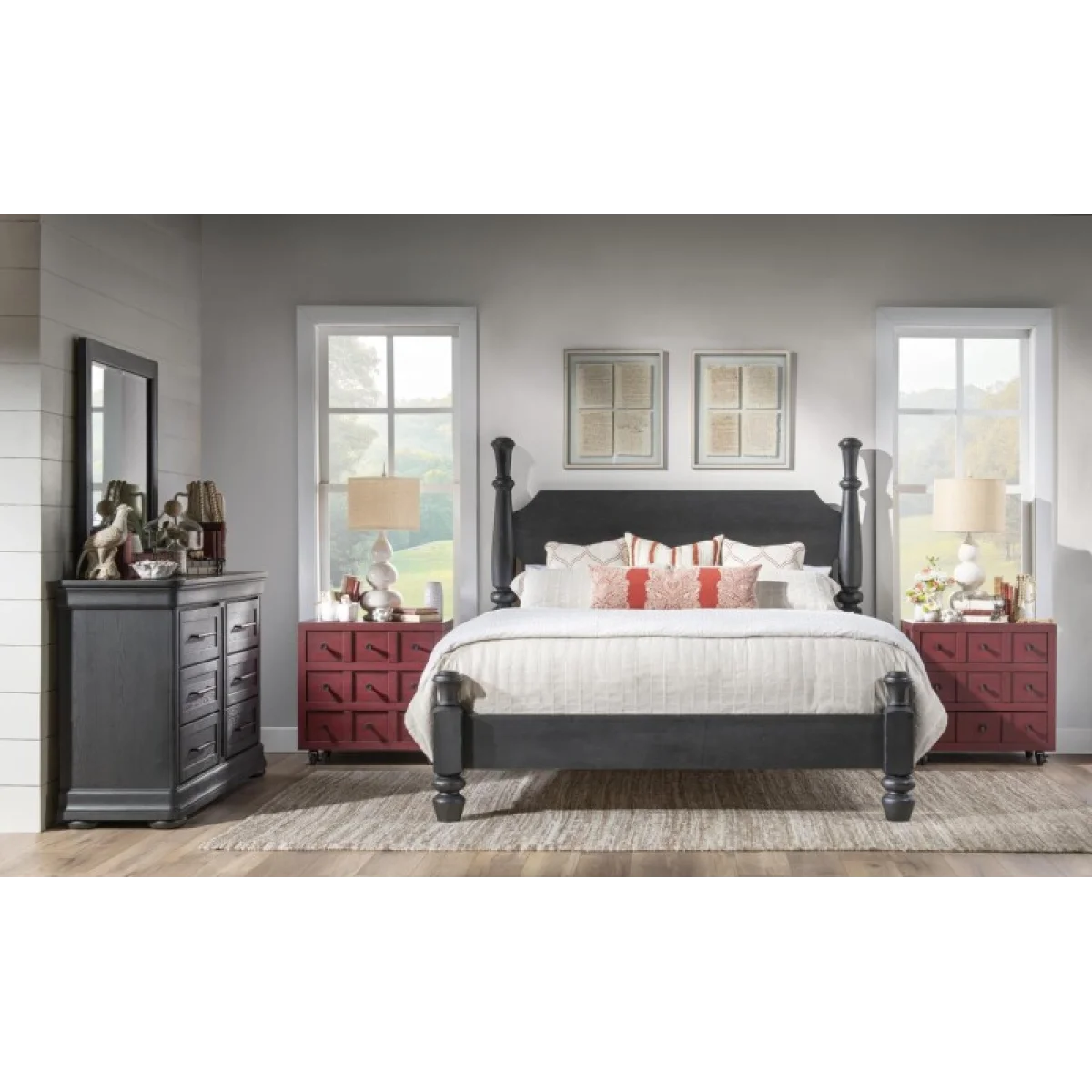 Complete Chimney Post Bed 6/6 King Beds Beds 8