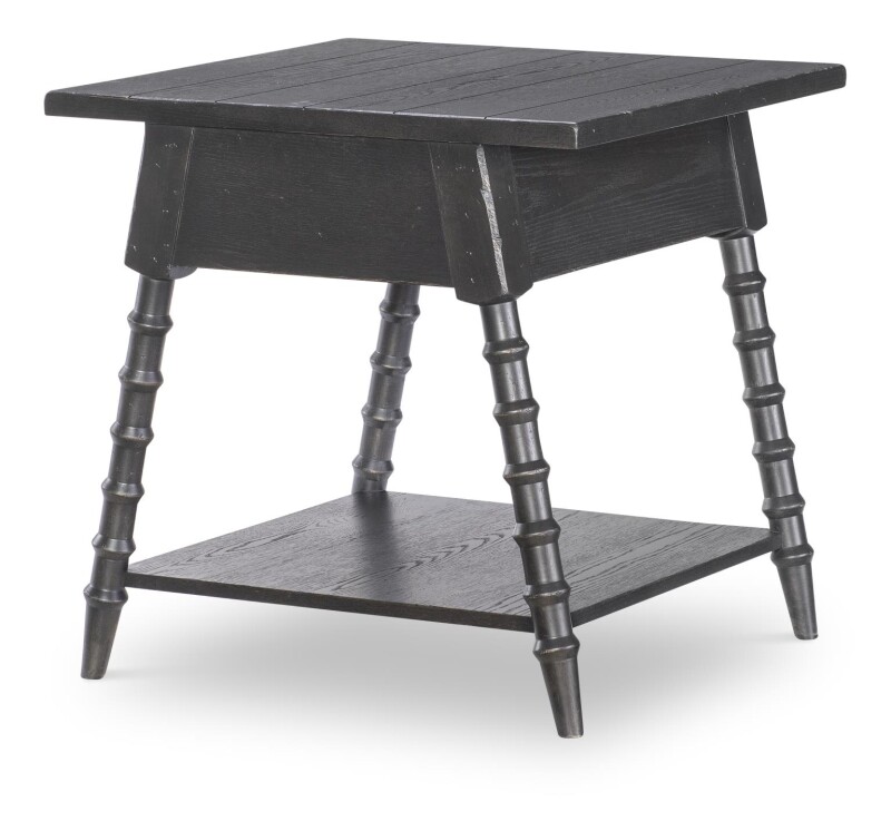 Splayed Bobbin Leg 1 Drw End Table End tables black 6 Splayed Bobbin Leg 1 Drw End Table End tables black 6