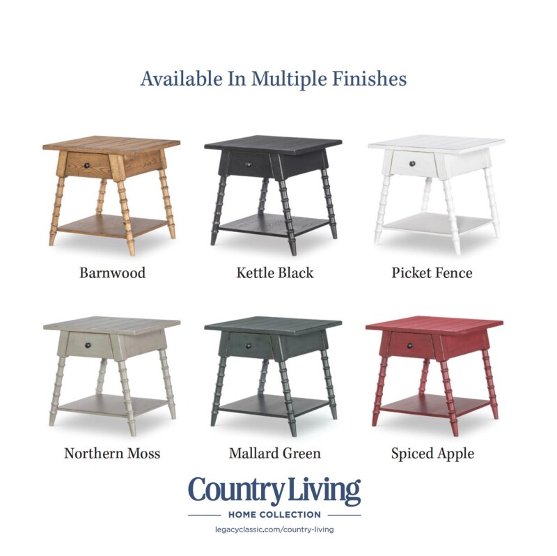 Splayed Bobbin Leg 1 Drw End Table End tables black 10 Splayed Bobbin Leg 1 Drw End Table End tables black 10