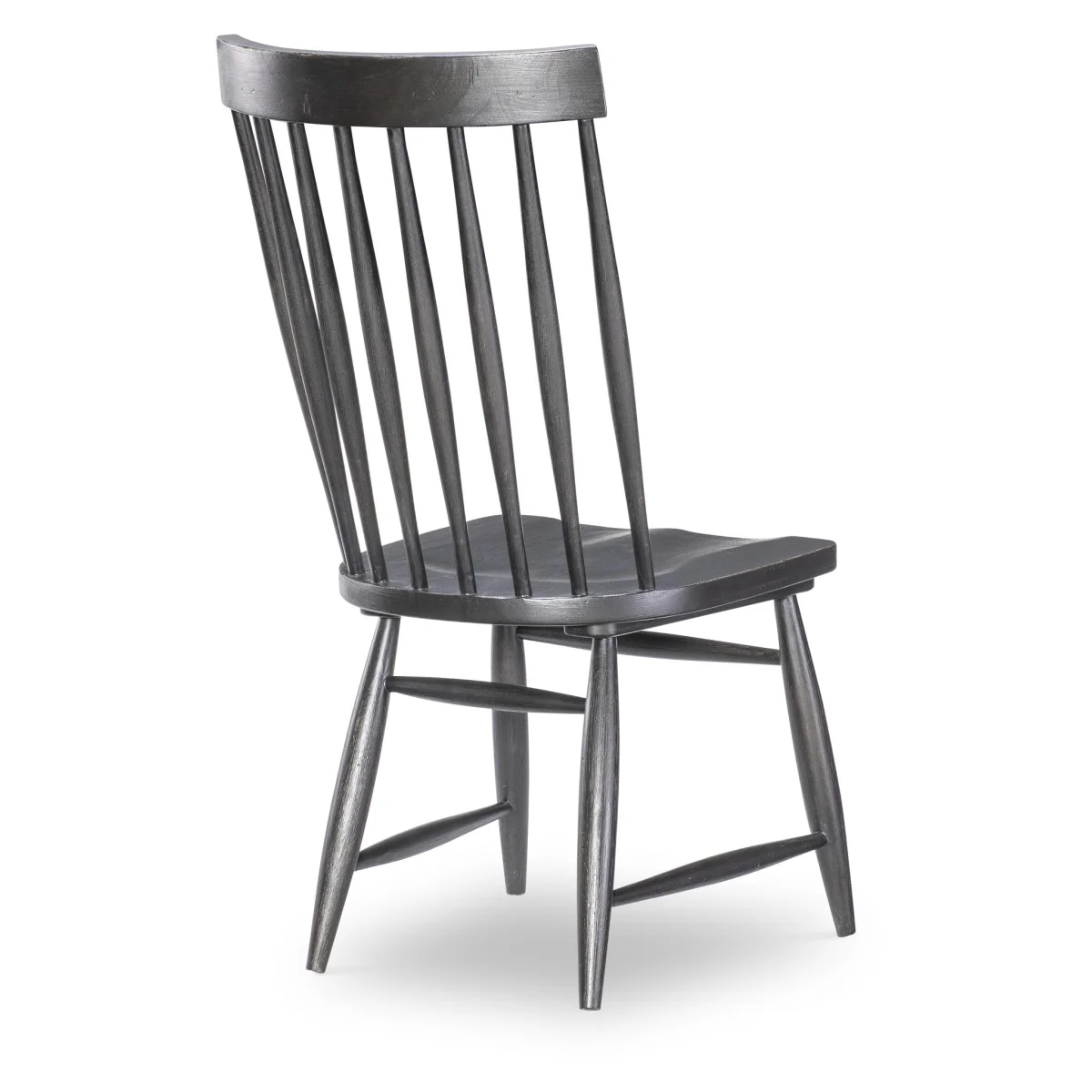 Windsor Side Chair With Tapered Spindles Chairs & Benches black 6