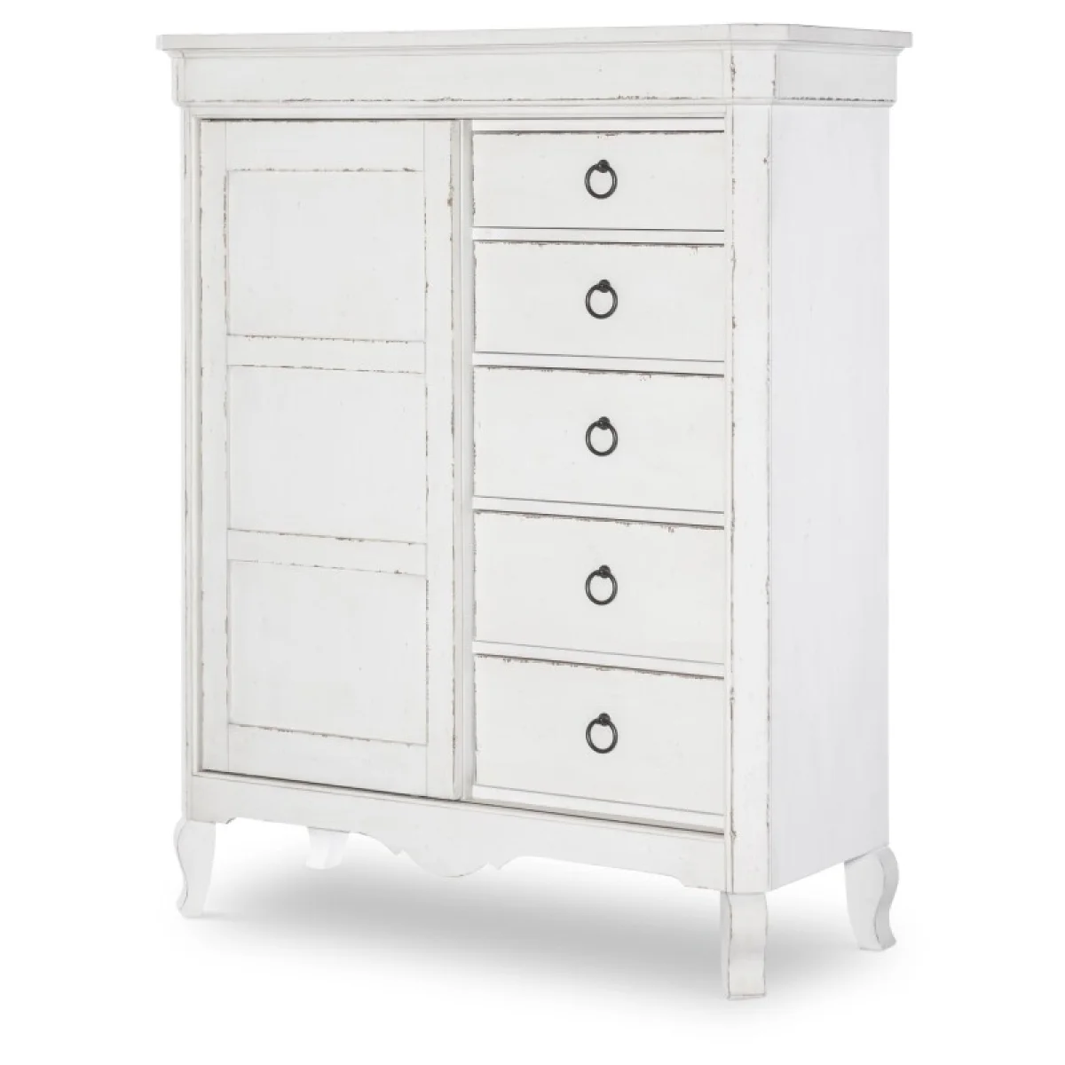 Sliding Door Chest 5 Drw Chests Chests 4