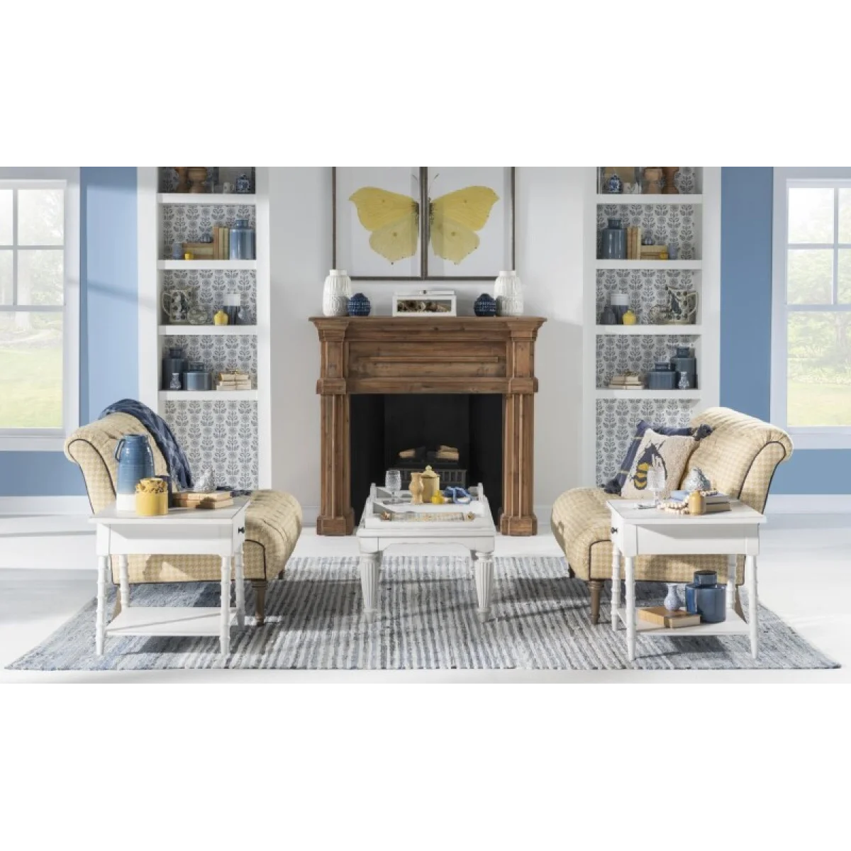 Splayed Bobbin Leg 1 Drw End Table End tables End Tables 8