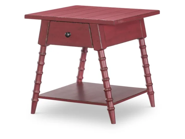 Splayed Bobbin Leg 1 Drw End Table End tables End Tables