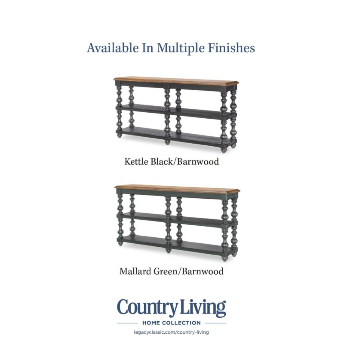 Turned Bobbin Leg Console Table Console Tables Barnwood Oak And Kettle Black 13