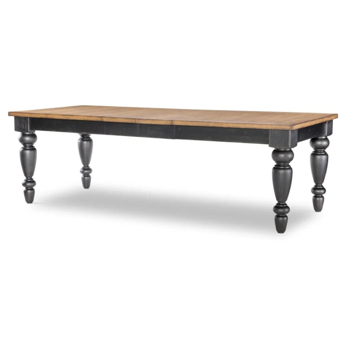 Chimney Leg Table Dining Tables Barnwood Oak And Kettle Black 7
