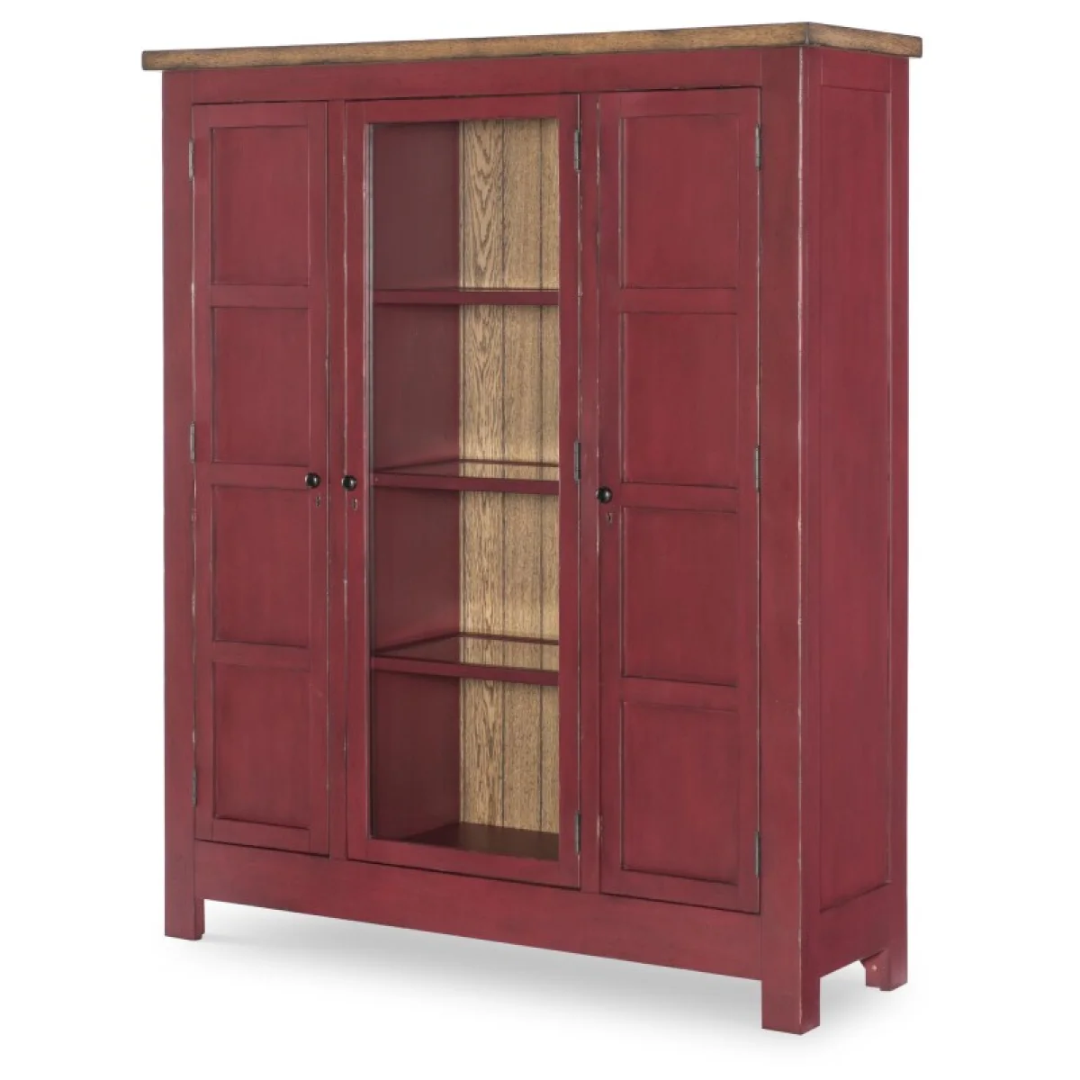 Pie Safe Dining Storage Barnwood Oak And Spiced Apple 4