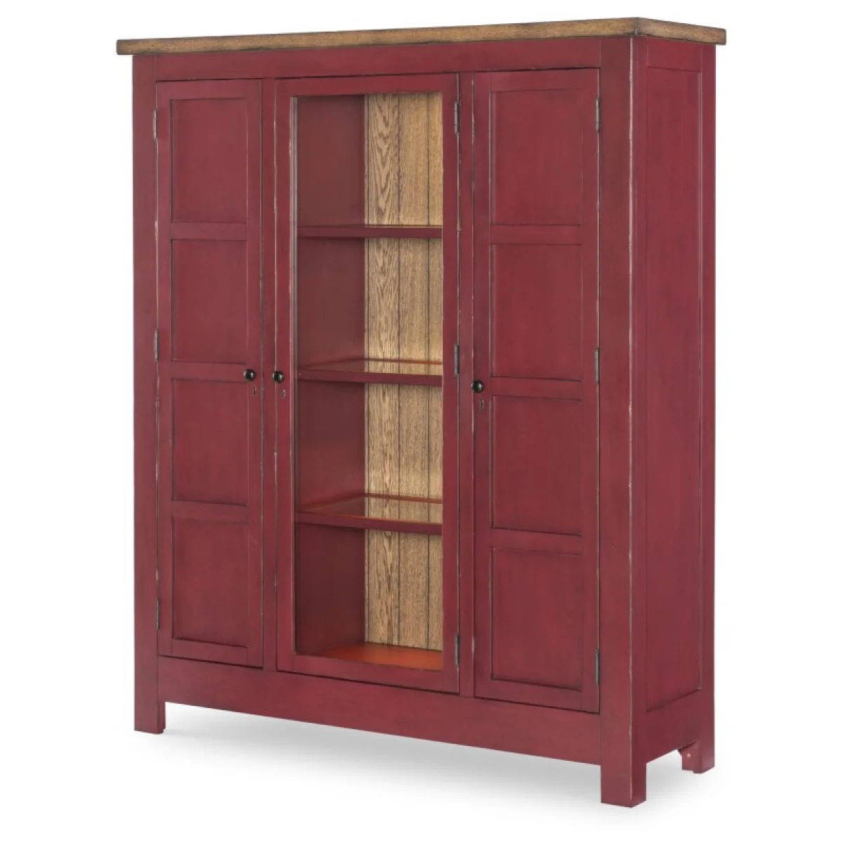 Pie Safe Dining Storage Barnwood Oak And Spiced Apple 8