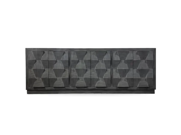 Cortina 90 In. Console – Black Tea Accent Furniture Accent Furniture