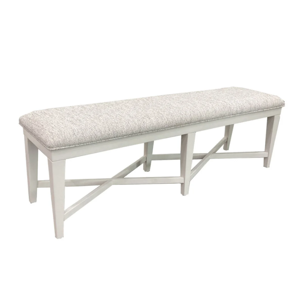 Americana Modern Dining Bench Upholstered 58 In. Chairs & Benches Chairs & Benches 6