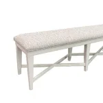 Americana Modern Dining Bench Upholstered 58 In. Chairs & Benches Chairs & Benches 21