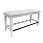 Americana Modern Dining Bench Counter Upholstered 49 In. Chairs & Benches Chairs & Benches 18
