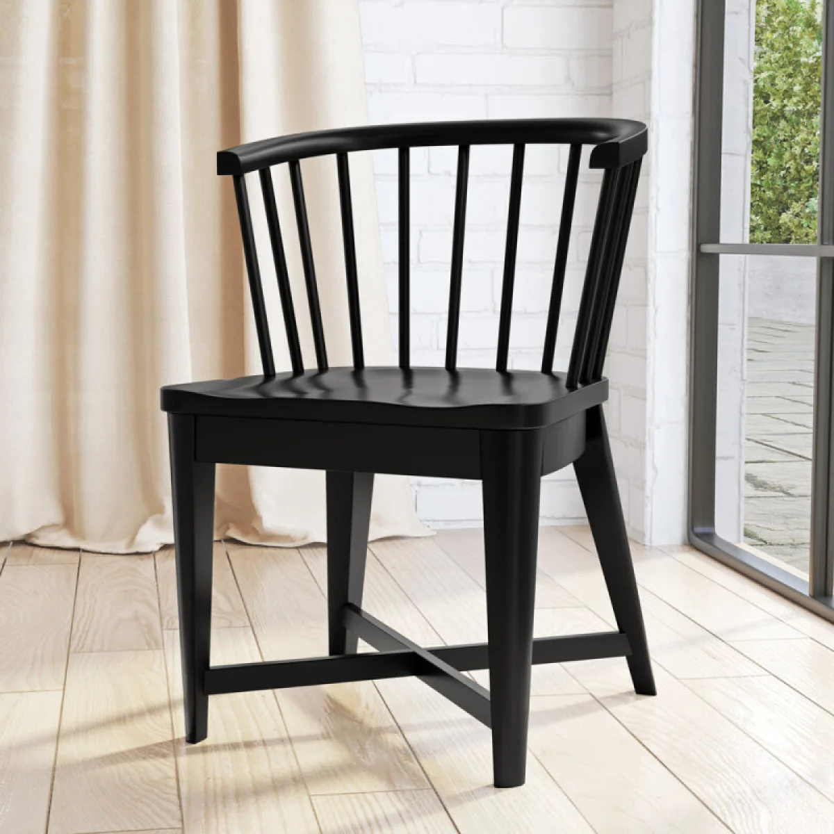 Americana Modern Dining Dining Chair Barrel (2/ctn Sold In Pairs) Chairs & Benches black 4