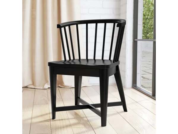 Americana Modern Dining Dining Chair Barrel (2/ctn Sold In Pairs) Chairs & Benches black 4