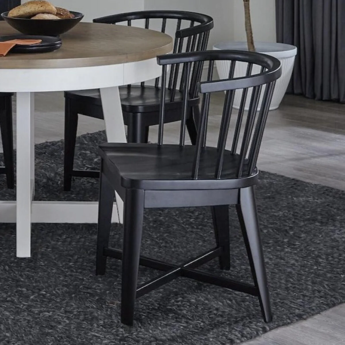 Americana Modern Dining Dining Chair Barrel (2/ctn Sold In Pairs) Chairs & Benches black 6